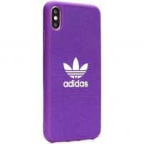 ADIDAS originální kryt z tvrdého plastu pro iPhone XR - fialový