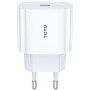 TOTUDESIGN HC-1 rychlonabíjecí adaptér s portem USB-C - 20W - bílý