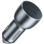 UGREEN autonabíječka s porty 2x USB-C - 30W - šedá