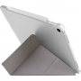 UNIQ Yorker Kanvas Plus pouzdro s origami stojánkem pro iPad Air 4 (2020) / Air 5 (2022) / Pro 11" (2018) - šedé