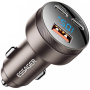 ESSAGER FSJ-008 autonabíječka s displejem a porty 2x USB-C / USB-A - 105W - hnědá