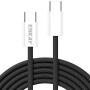 ENKAY opletený nabíjecí a datový kabel - USB-C na USB-C - 2 m - černý