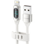 Toocki TQ-X55 nabíjecí a datový kabel - USB-A na Lightning - 1 m - bílý