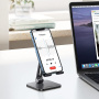 UGREEN hliníkový polohovatelný stojánek pro iPhone - šedý