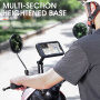 WEST BIKING univerzální magnetické voděodolné pouzdro s držákem na kolo a motorku na řídítka pro iPhone - černé