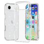 Transparentní kryt se třpytkami pro iPhone Air - stříbrný