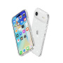 Transparentní kryt se třpytkami pro iPhone Air - stříbrný