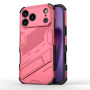 Odolný ochranný kryt se stojánkem pro iPhone 17 Pro Max - růžový