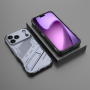 Odolný ochranný kryt se stojánkem pro iPhone 17 Pro Max - šedý