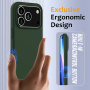 Silikonový kryt s MagSafe pro iPhone 17 Pro Max - tmavě zelený