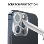 ENKAY tvrzené sklo k ochraně čoček zadního fotoaparátu pro iPhone 17 - čiré