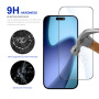 Rurihai tvrzené 2.5D sklo s černým rámečkem pro iPhone 17