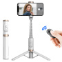 Q12 Bluetooth selfie tyč s tripodem pro iPhone - bílá