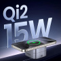 UGREEN Qi2 2v1 skládací magnetický bezdrátový stojánek pro iPhone / AirPods - 15W - tmavě šedý