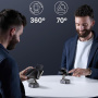 UGREEN Qi2 2v1 skládací magnetický bezdrátový stojánek pro iPhone / AirPods - 15W - tmavě šedý