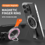 Třpytivý magnetický MagSafe otočný 360° stojánek pro iPhone - růžový