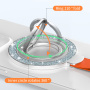 Třpytivý magnetický MagSafe otočný 360° stojánek pro iPhone - růžový