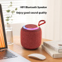 F6 bezdrátový Bluetooth reproduktor s podsvícením - modrý