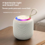 F6 bezdrátový Bluetooth reproduktor s podsvícením - zelený