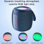 Yesido YSW14 bezdrátový Bluetooth reproduktor s podsvícením - tmavě modrý