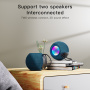 Yesido YSW13 bezdrátový Bluetooth reproduktor s podsvícením - modrý
