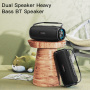Yesido YSW11 bezdrátový Bluetooth reproduktor s podsvícením - černý