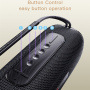 Yesido YSW11 bezdrátový Bluetooth reproduktor s podsvícením - černý