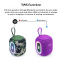 T&G TG664 bezdrátový Bluetooth reproduktor s podsvícením - černý