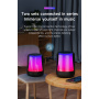 ZEALOT Z66 bezdrátový Bluetooth reproduktor s podsvícením - černý