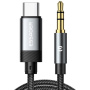 ESSAGER ES-YP22 audio kabel - 3,5 mm jack na USB-C - 1 m - černý