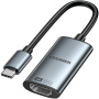 ESSAGER ES-OTG23 video redukce - HDMI na USB-C - tmavě šedá