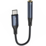 Yesido YAU38 audio redukce - 3,5 mm jack na USB-C - černá