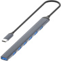 ADS-303C 7v1 hub - 7x USB-A na USB-C - šedý