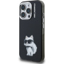 Karl Lagerfeld IML Aquarelle Choupette kryt pro iPhone 15 Pro - černý