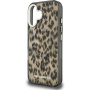 Karl Lagerfeld IML Leopard kryt s MagSafe pro iPhone 16 - hnědý