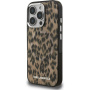 Karl Lagerfeld IML Leopard kryt s MagSafe pro iPhone 16 Pro - hnědý