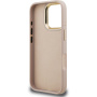 Guess 4G Metal Logo kryt s výklopným stojánkem pro iPhone 16 Pro Max - růžový