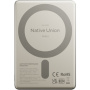 Native Union Active bezdrátová MagSafe powerbanka s portem USB-C - 5 000 mAh - stříbrná