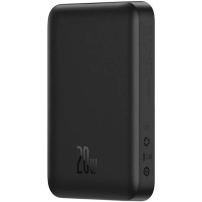 Baseus Mini bezdrátová MagSafe powerbanka s portem USB-C - 10 000 mAh - černá
