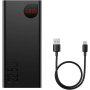 Baseus Adaman powerbanka s porty USB-C / 2x USB-A - 40 000 mAh - černá
