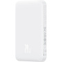 Baseus Mini bezdrátová MagSafe powerbanka s portem USB-C - 5 000 mAh - bílá