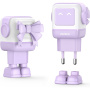UGREEN Nexode RG RobotGaN rychlonabíjecí adaptér s porty 2x USB-C / USB-A - 65W - fialový
