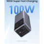 UGREEN Nexode 100W powerbanka s porty USB-C / USB-A - 12 000 mAh - šedá