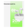 BELKIN SoundForm Rhythm bezdrátová sluchátka - bílá