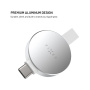 FIXED Orb 2 mini přenosná bezdrátová nabíječka pro Apple Watch - 5W - bílá