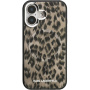 Karl Lagerfeld IML Leopard kryt s MagSafe pro iPhone 16 - hnědý