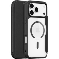 DUX DUCIS Skin X flipové pouzdro s MagSafe pro iPhone 17 Pro Max - černé