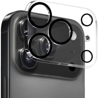 NORTHJO tvrzené sklo k ochraně čoček zadního fotoaparátu pro iPhone 17 Pro - černé