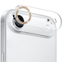 NORTHJO tvrzené sklo se třpytivými rámečky k ochraně čoček fotoaparátu pro iPhone Air - zlaté
