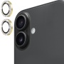 ENKAY skla posázená kamínky k ochraně čoček zadního fotoaparátu pro iPhone 17 - zlatá